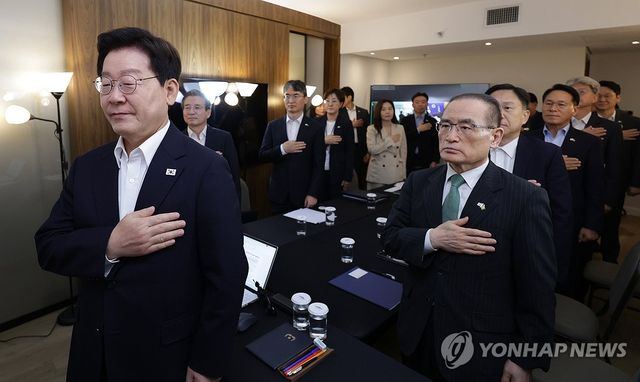 이재명 대통령, 브라질에서 대수보 주재