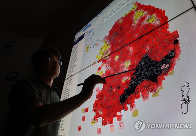 더위 속 대한민국