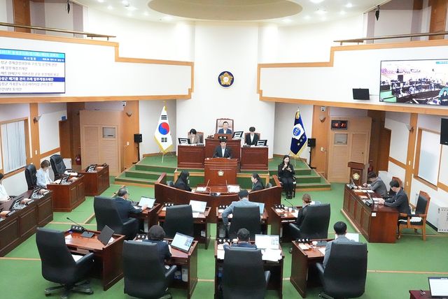 음성군의회 본회의장