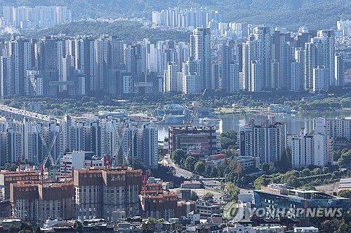 서울 한강변 아파트 단지 모습 [연합뉴스 자료사진]