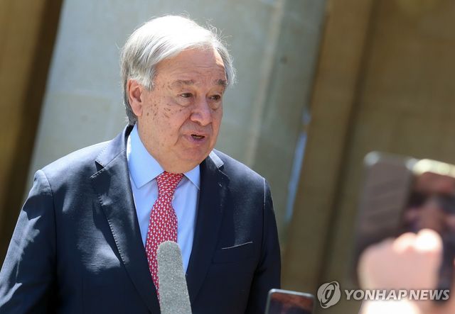 키프로스 방문한 안토니우 구테흐스 유엔(UN) 사무총장