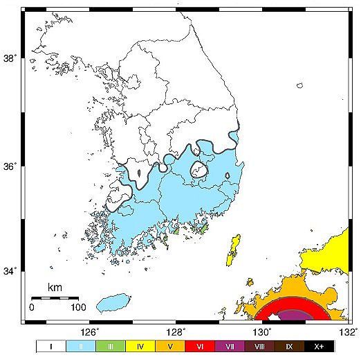 일본 규슈 강진에 부산·경남·전남광주·제주 등 진동