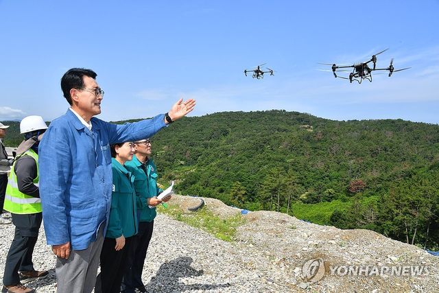 울주군, 드론으로 소나무재선충병 확산 막는다