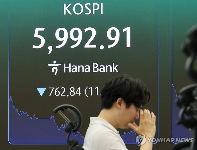 '6천피' 사수전…장 중 한때 6,000선 아래로...