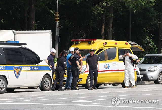 인천 쿠팡 물류센터 화재 합동 감식 준비