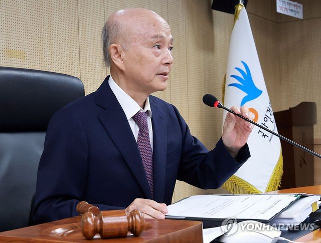 안창호 국가인권위원장