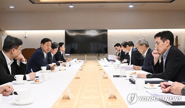 정부 긴급 시장상황점검회의