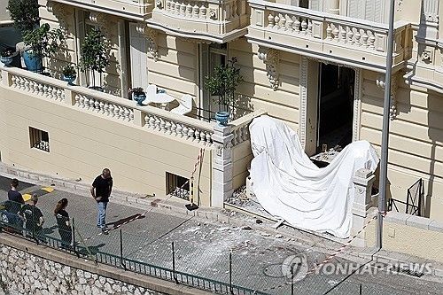 모나코 폭탄테러 현장