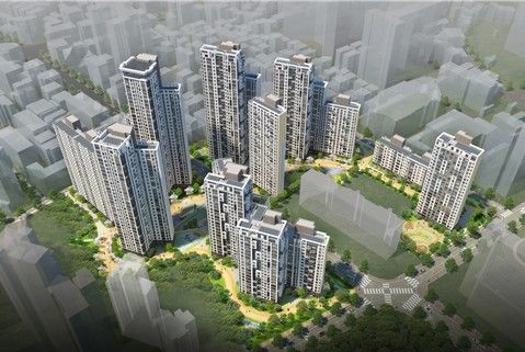 강동구 명일동 삼익맨숀아파트 재건축 조감도