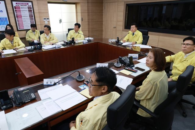 신용한 충북지사 주재 여름철 재난안전대책 점검회의