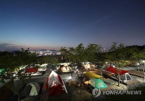 달서별빛 캠핑장. 이 사진은 기사와 직접 관련이 없습니다. 