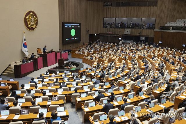 여야 합의로 선관위 특검법 본회의 통과