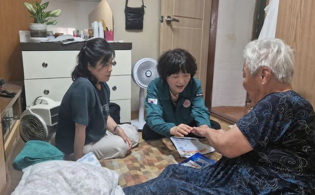 밀양시 폭염 취약계층 안부 확인