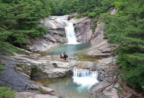 시례호박소 계곡