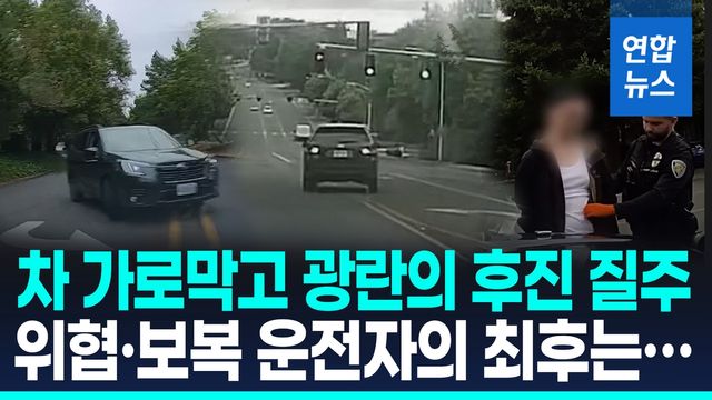 [영상] 후진으로 1.6km 넘게 쫓아온 SUV…美 20대 난폭 운전자, 결국 - 2