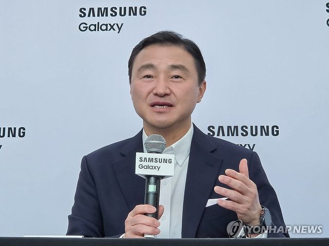 기자간담회 하는 노태문 대표이사 사장
