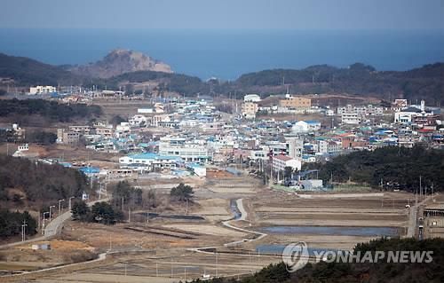백령도 전경