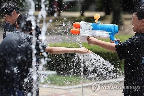 '폭염 풍경'