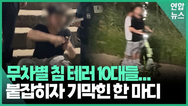 [영상] 임산부 향해 침 뱉고 낄낄...'킥보드 10대들'의 최후 - 2