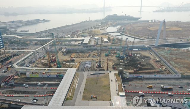 부산 북항환승센터 전경