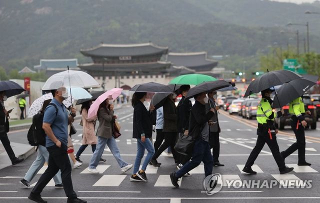 비내리는 서울