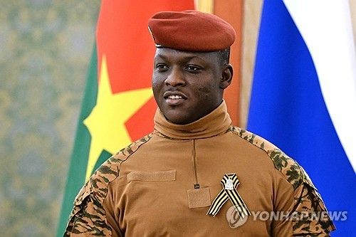 2025년 10월 러시아 모스크바 방문한 부르키나파소 군정 수반