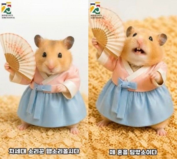 햄소리가 홍보하는 'AI 판소리 창작 프로젝트'