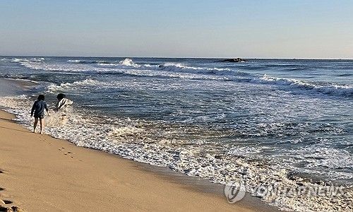 동해 경포해안