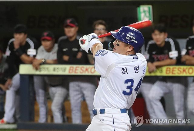 삼성 최형우 '1점 추가'