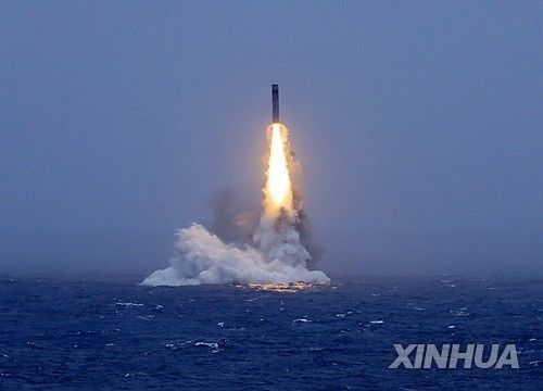 중국 미사일 시험 발사
