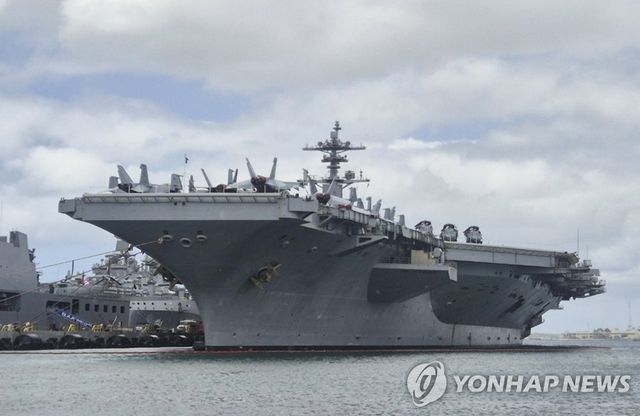 미국 항공모함 시어도어 루스벨트함