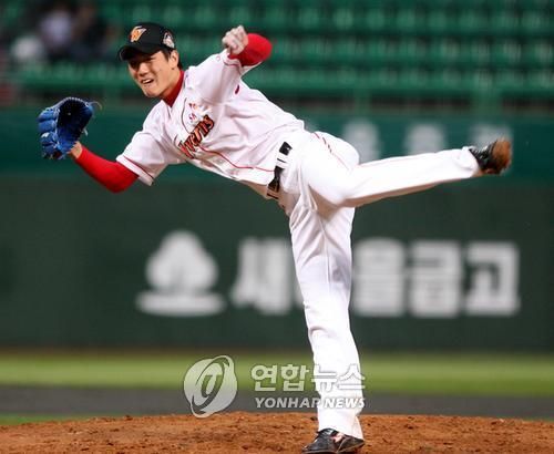2008년 20세 김광현의 투구