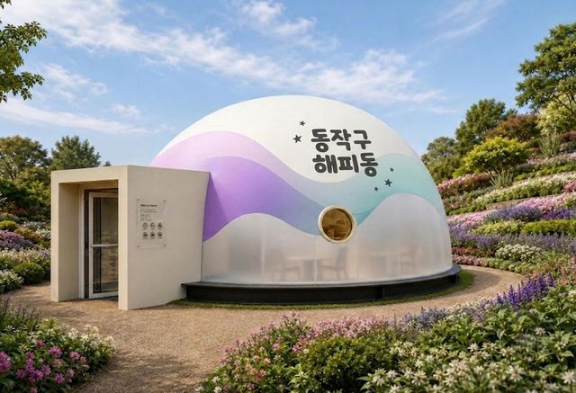 야외 에어돔 '해피동' 예상이미지