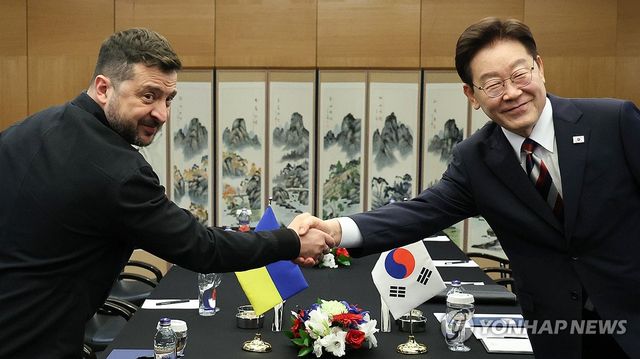이재명 대통령과 젤렌스키 대통령