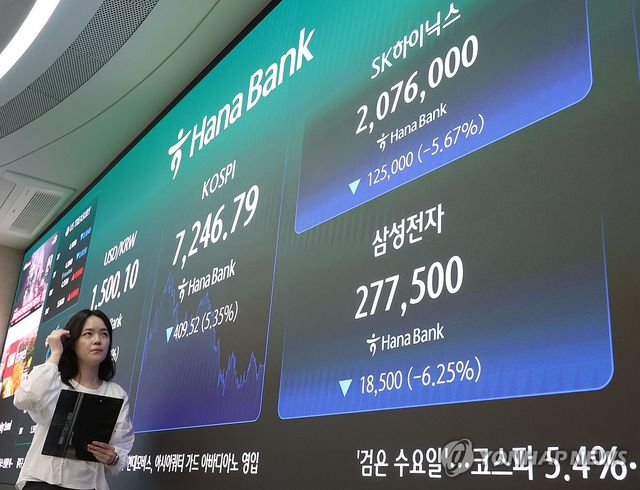 '검은 수요일'…반도체 고점 논란에 불거진 중동 리스크까지