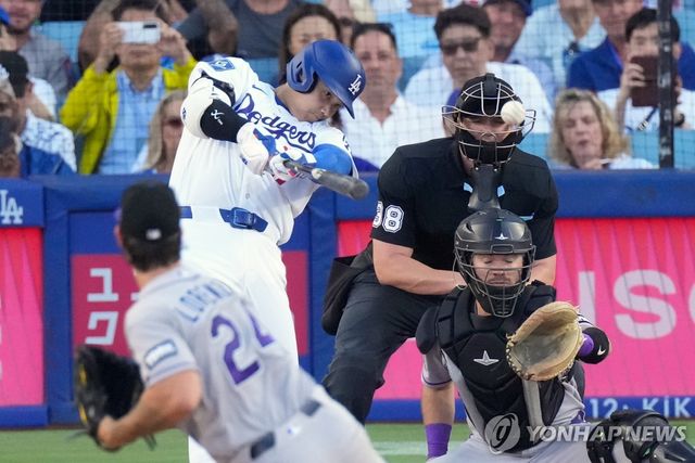 오타니, MLB 통산 300홈런 순간 