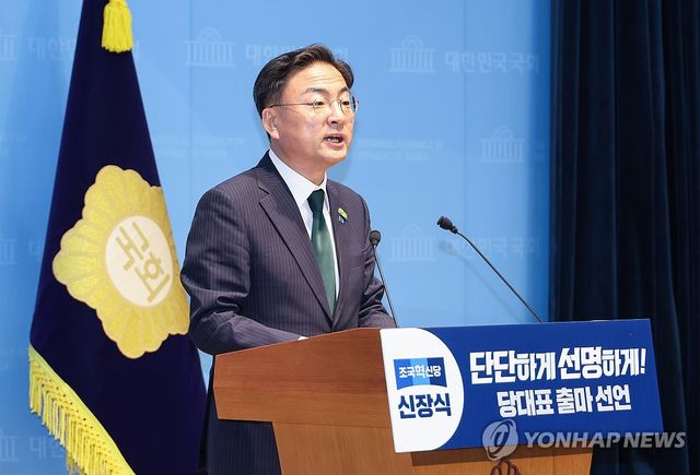 신장식, 조국혁신당 당 대표 출마 선언