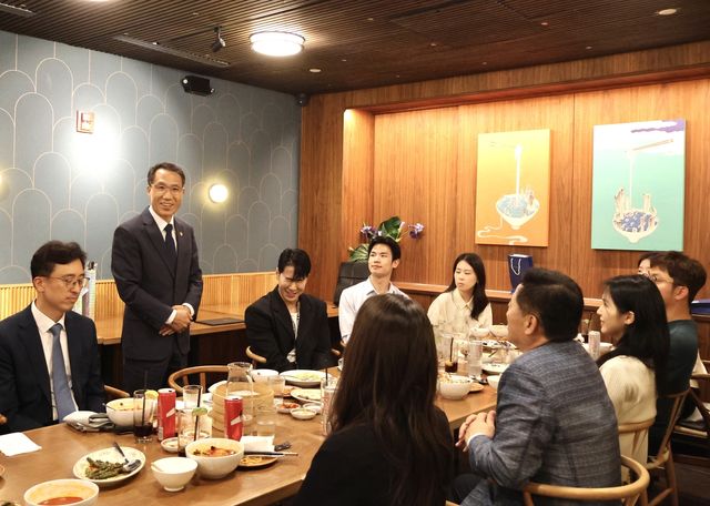 유재성 경찰청장 대행, 미국서 활동 한인 경찰관과 간담회