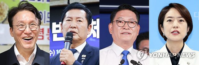 더불어민주당 당 대표 경선 나서는 김민석-정청래-송영길-고민정