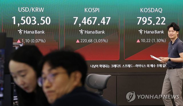 코스피, 연이틀 급락 딛고 반등
