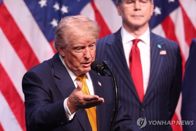 나토 정상회의에 참석한 트럼프 대통령