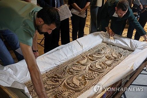 다마스쿠스 국립박물관서 모습 드러낸 프랑스 반환 유물 