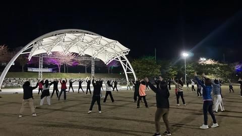 전천강변 달빛운동교실