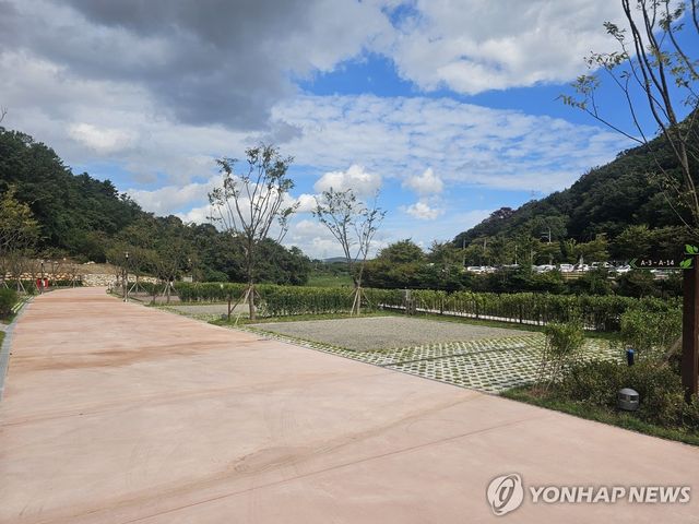 지역의 야영장 전경