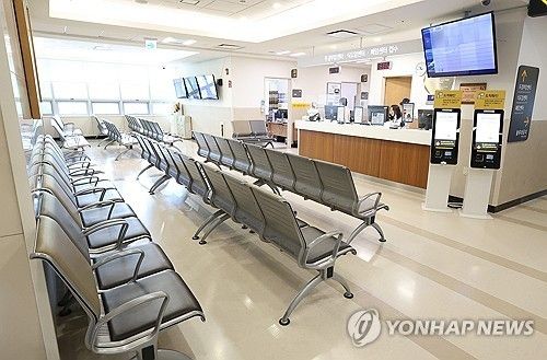 서울시내 한 대형병원 진료대기실