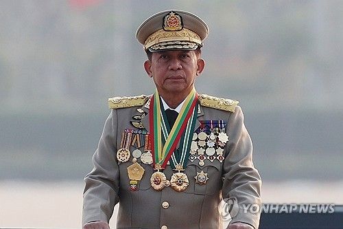 흘라잉 미얀마 대통령