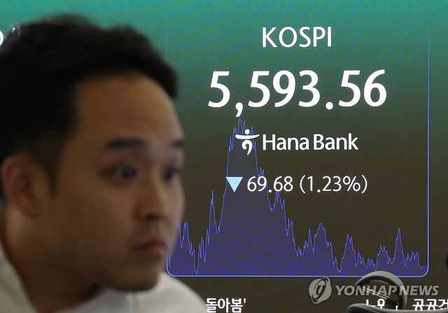 코스피 또 하락 마감