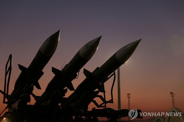 테헤란 항공우주박물관에 전시된 이슬람혁명수비대의 미사일