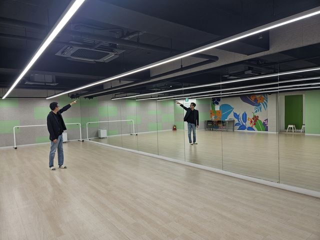 여주 빈집예술공간 지하 연습실 모습