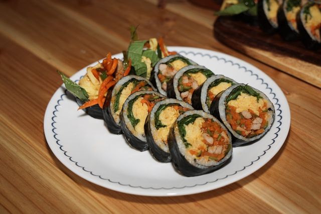 고추잡채김밥